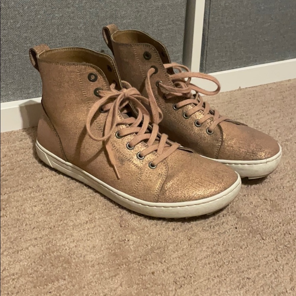Birkenstock Pink Bartlett High Top Sneakers